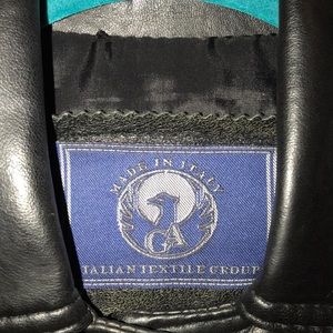 Made in Italy Italian Textile Group leather jacket